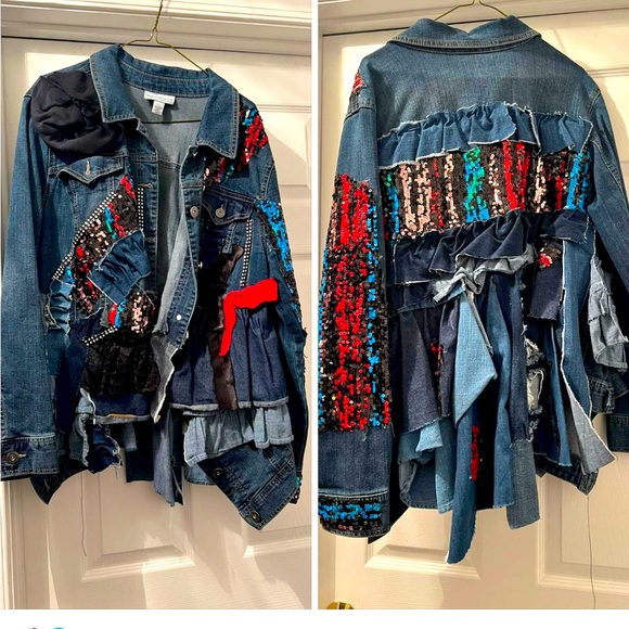 Jackets & Blazers - Jean bling jacket